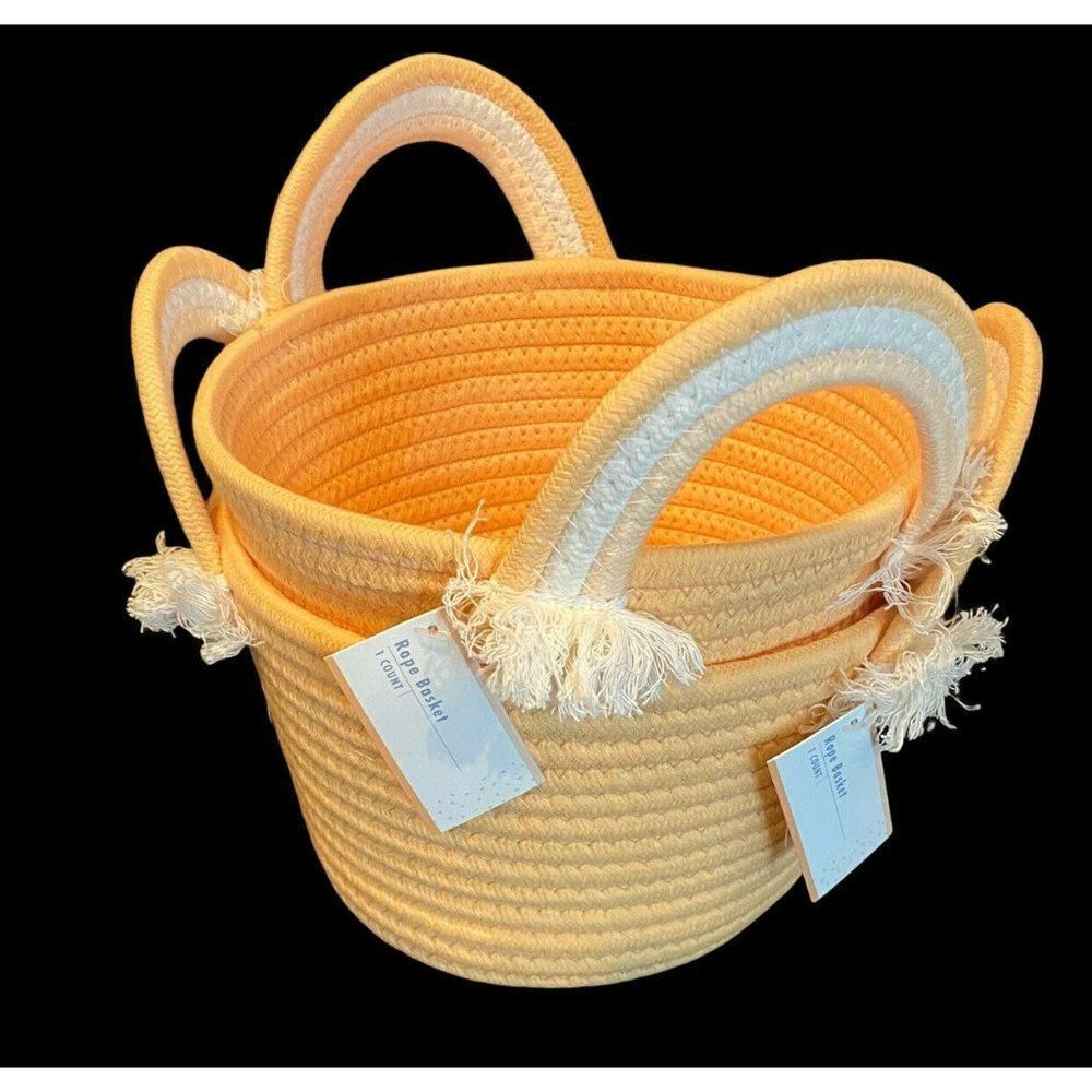 Set of 2 Target Bullseye Playground Rainbow Basket Easter Valentine's Day Spot‎